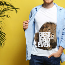 Load image into Gallery viewer, Best Dad Ever White T-Shirts