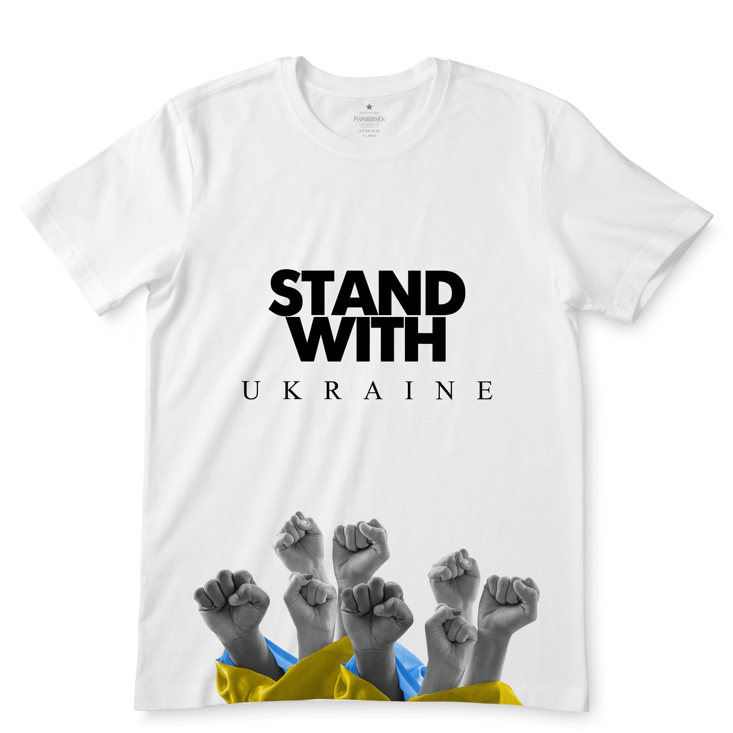 Stand With Ukraine White T-Shirts