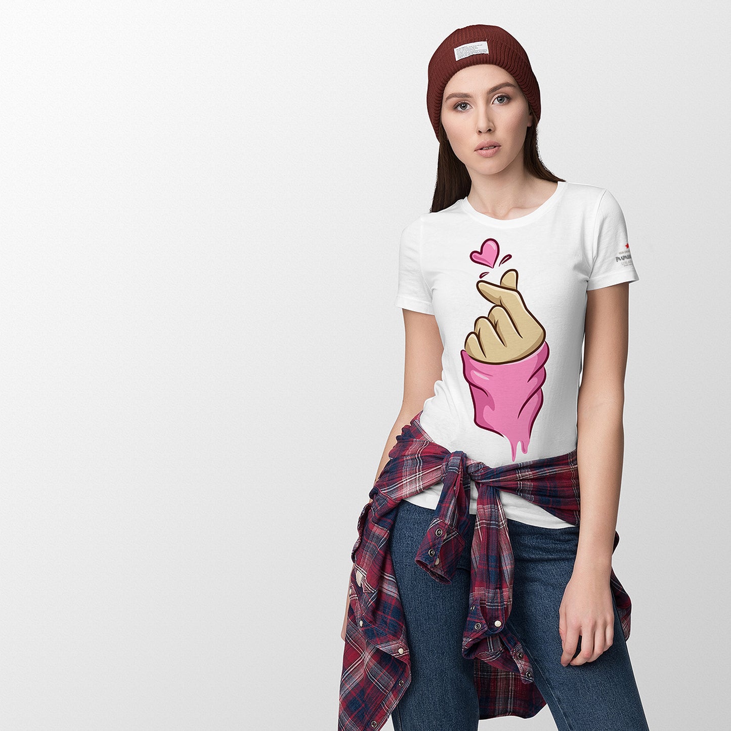 Korean Love White T-Shirts