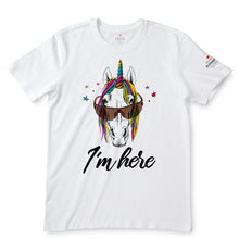 Load image into Gallery viewer, I&#39;m here Unicorn Horse T-Shirts