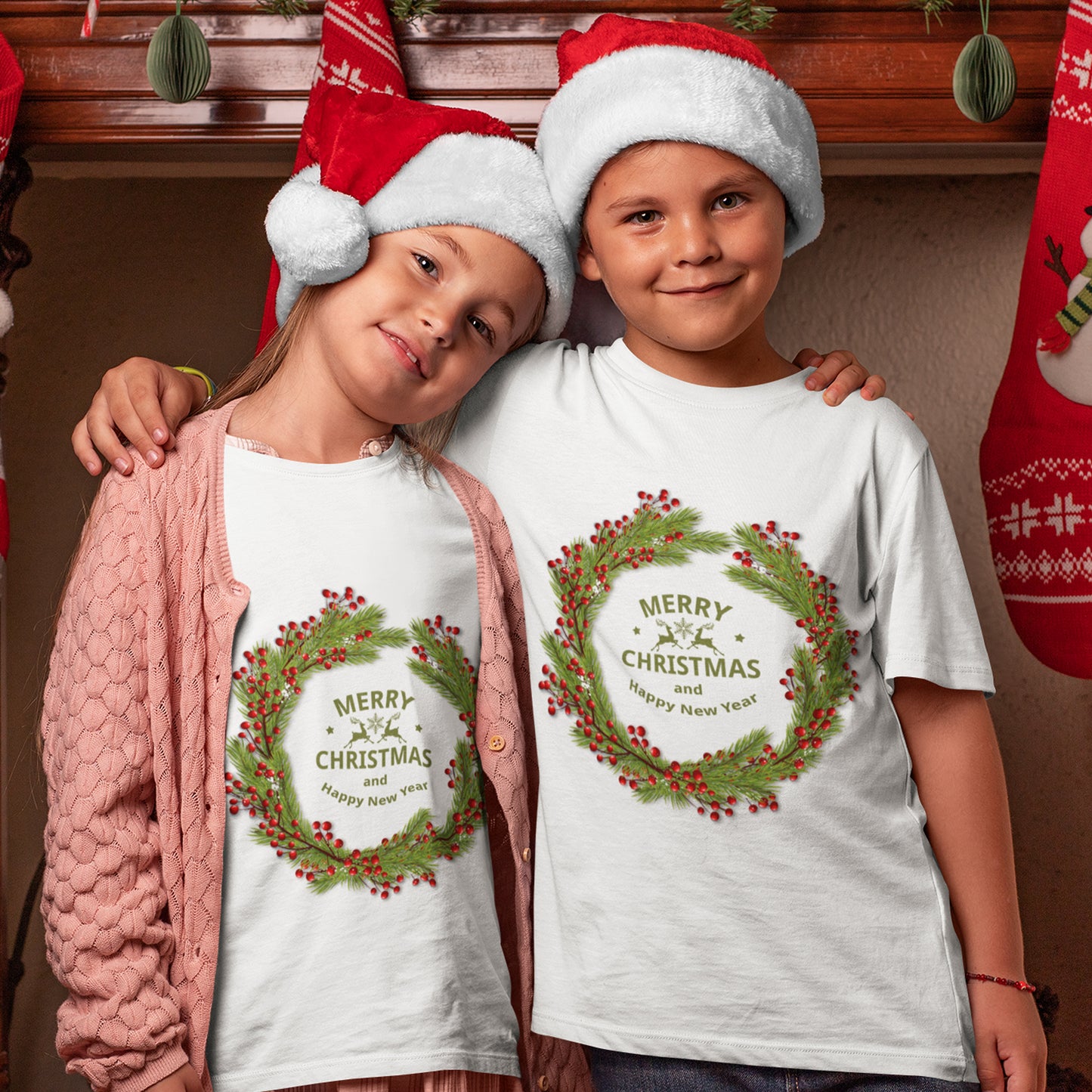 Merry Christmas White T-Shirts