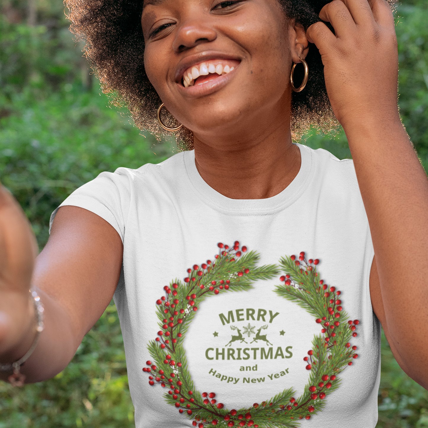 Merry Christmas White T-Shirts
