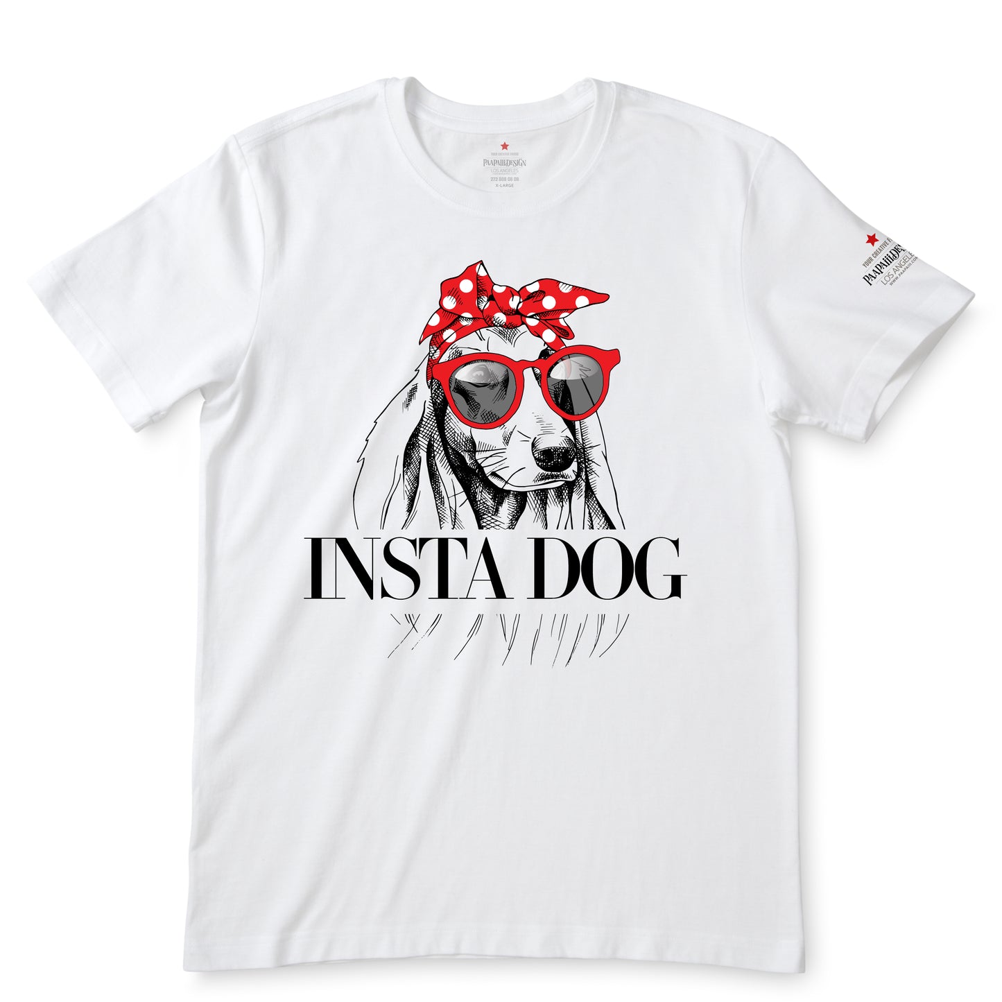 INSTA Dog White T-Shirts
