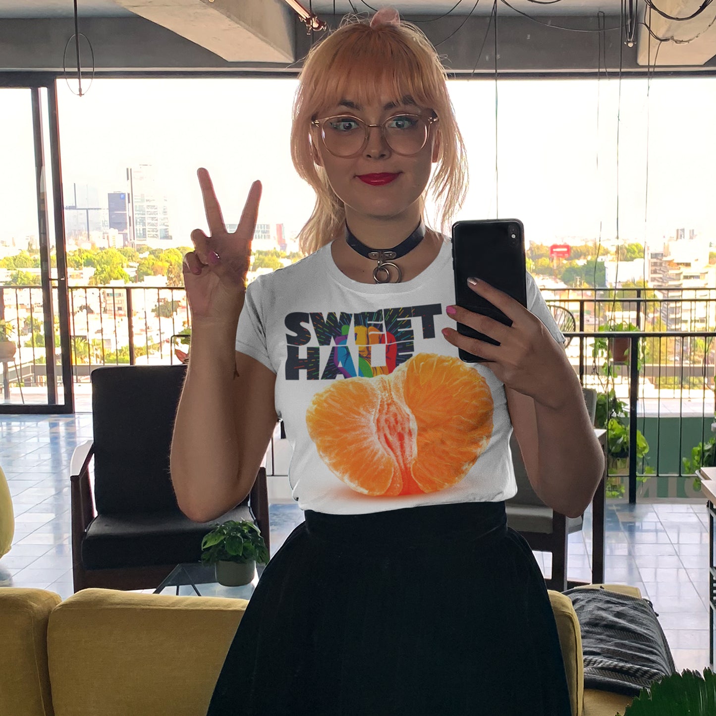 Sweet Half White T-Shirts