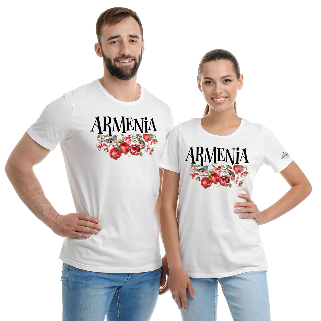 Armenian Pomegranate White  T-Shirts