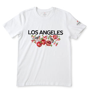 Los Angeles Pomegranate White T-Shirts