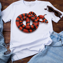 Load image into Gallery viewer, 5D Snake White T-Shirts