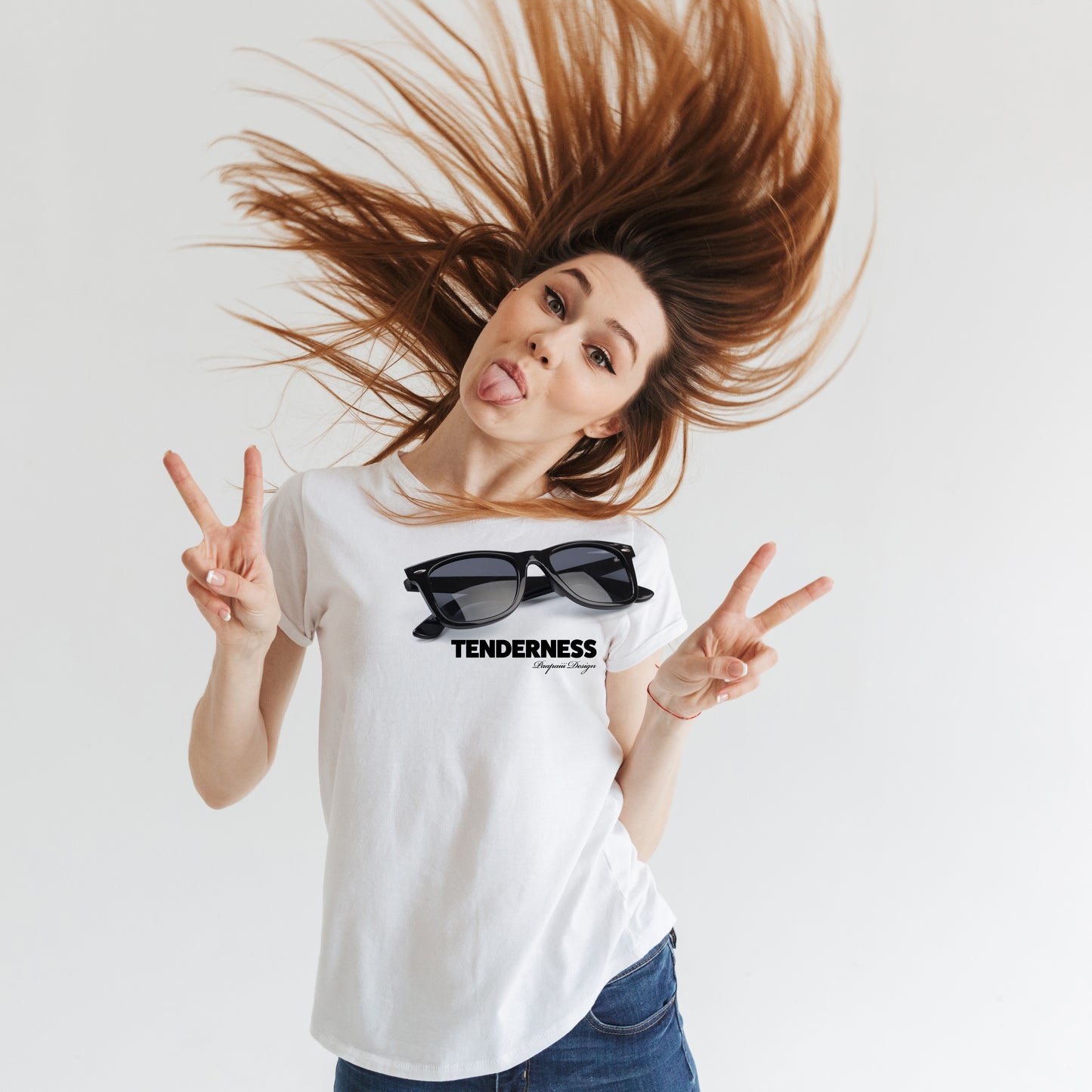 Glasses  White T-Shirts