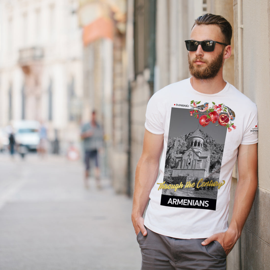 Through The Century Armenians White T-Shirts