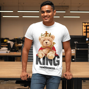King Bear White T-Shirts