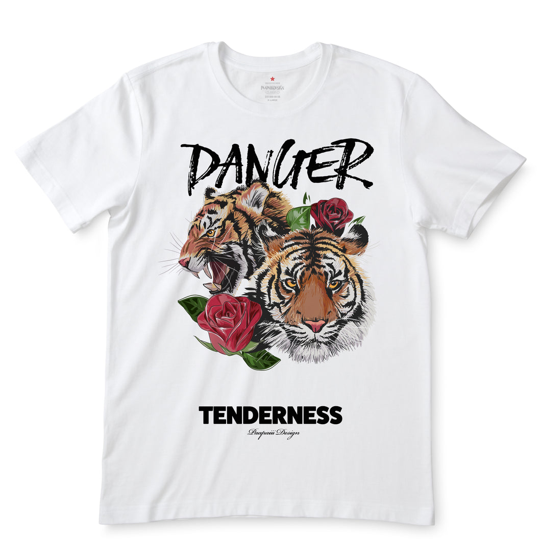 Danger White T-Shirt