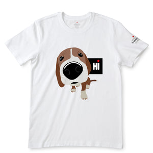 Hi Puppy Cartoon Smile T-Shirts