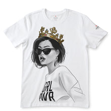 Load image into Gallery viewer, GRL PWR White T-Shirts