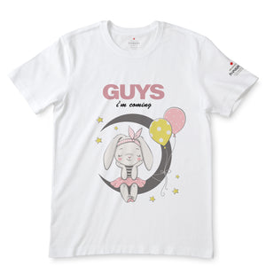 It's a Girl, Guys I'm Coming White T-Shirts