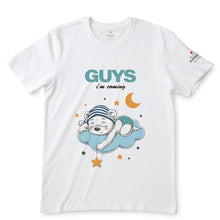Load image into Gallery viewer, it&#39;s a Boy, Guys I&#39;m Coming White T-Shirts