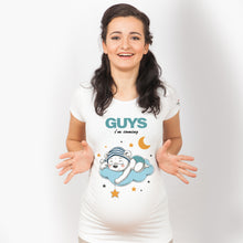 Load image into Gallery viewer, it&#39;s a Boy, Guys I&#39;m Coming White T-Shirts