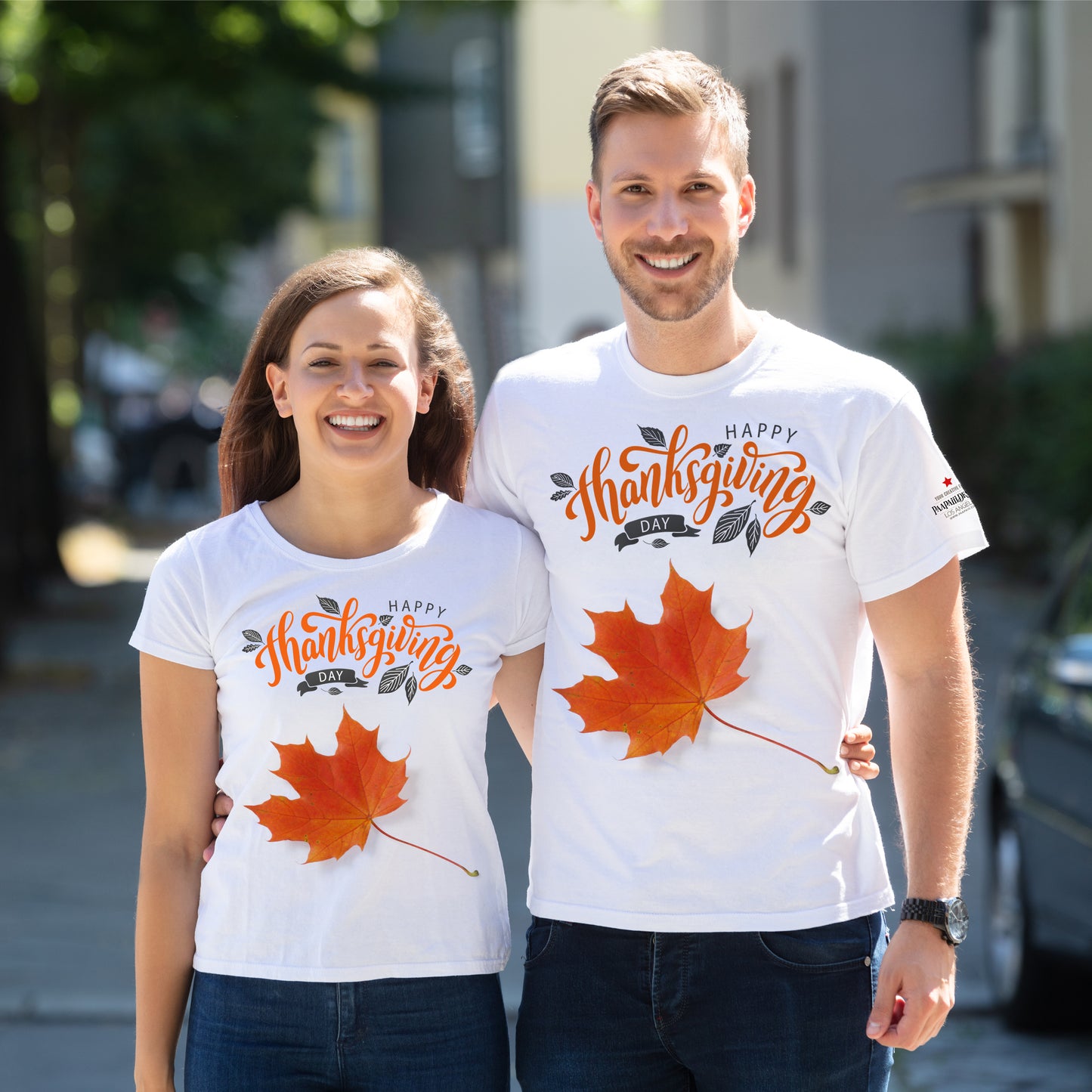 Happy Thanksgiving Day White T-Shirts