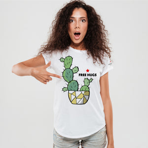 Free Hugs White T-Shirts