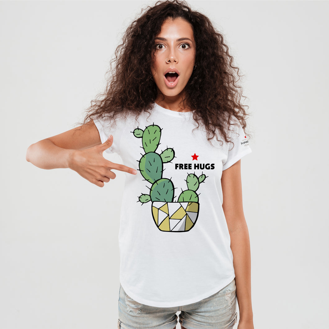 Free Hugs White T-Shirts