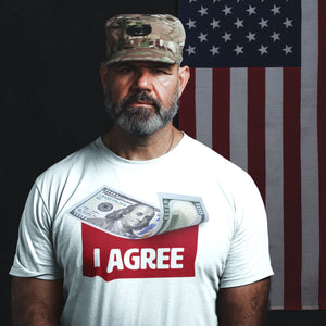 I Agree White T-Shirts