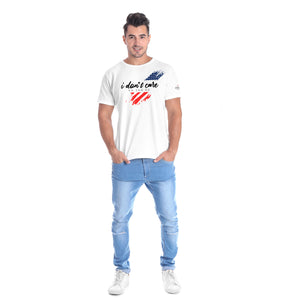 I Don't Care, Yes Hay Em  White T-Shirts