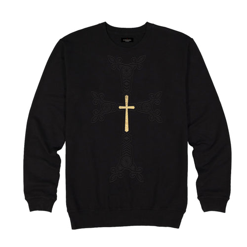 Armenian Cross Black Sweatshirts