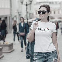 Load image into Gallery viewer, Killin It Black and White T-Shirts