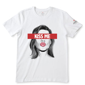 Kiss Me White  T-Shirts