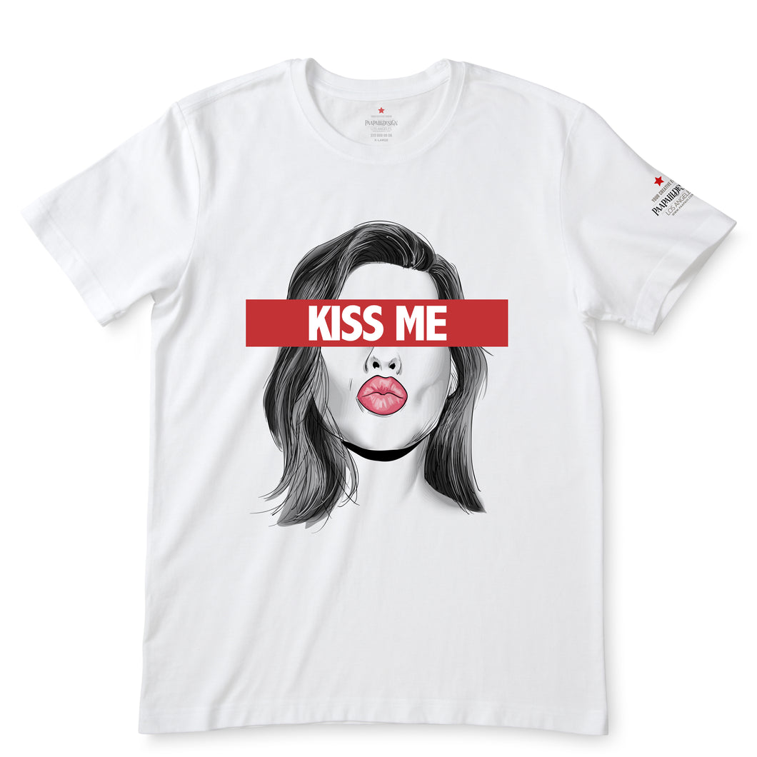 Kiss Me White  T-Shirts