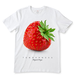 Juicy Strawberry White T-Shirts