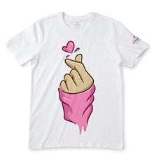 Load image into Gallery viewer, Korean Love White T-Shirts