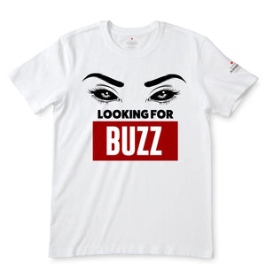 Looking For Buzz White T-Shirts