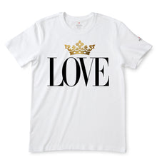 Load image into Gallery viewer, Gold Love White T-Shirts