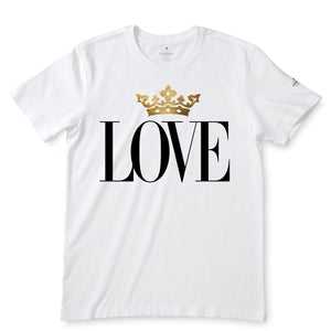 Gold Love White T-Shirts