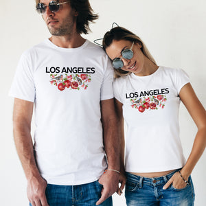 Los Angeles Pomegranate White T-Shirts