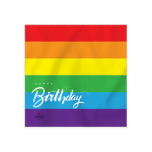 Load image into Gallery viewer, Rainbow Birthday Cloth Dinner Napkins , 17&quot;x17&quot;