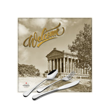 Load image into Gallery viewer, Temple of Garni Elegant Cloth Dinner Napkins, 17&quot;x17&quot;