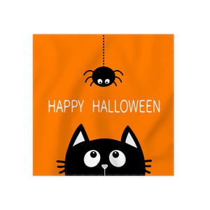 Happy Halloween Cloth Dinner Napkins, 17''x17''