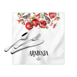 Armenian Paradise Cloth Dinner Napkins, 17"x17"