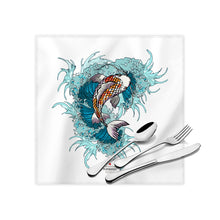 Load image into Gallery viewer, Fish Day Cloth Dinner Napkins , 17&quot;x17&quot;