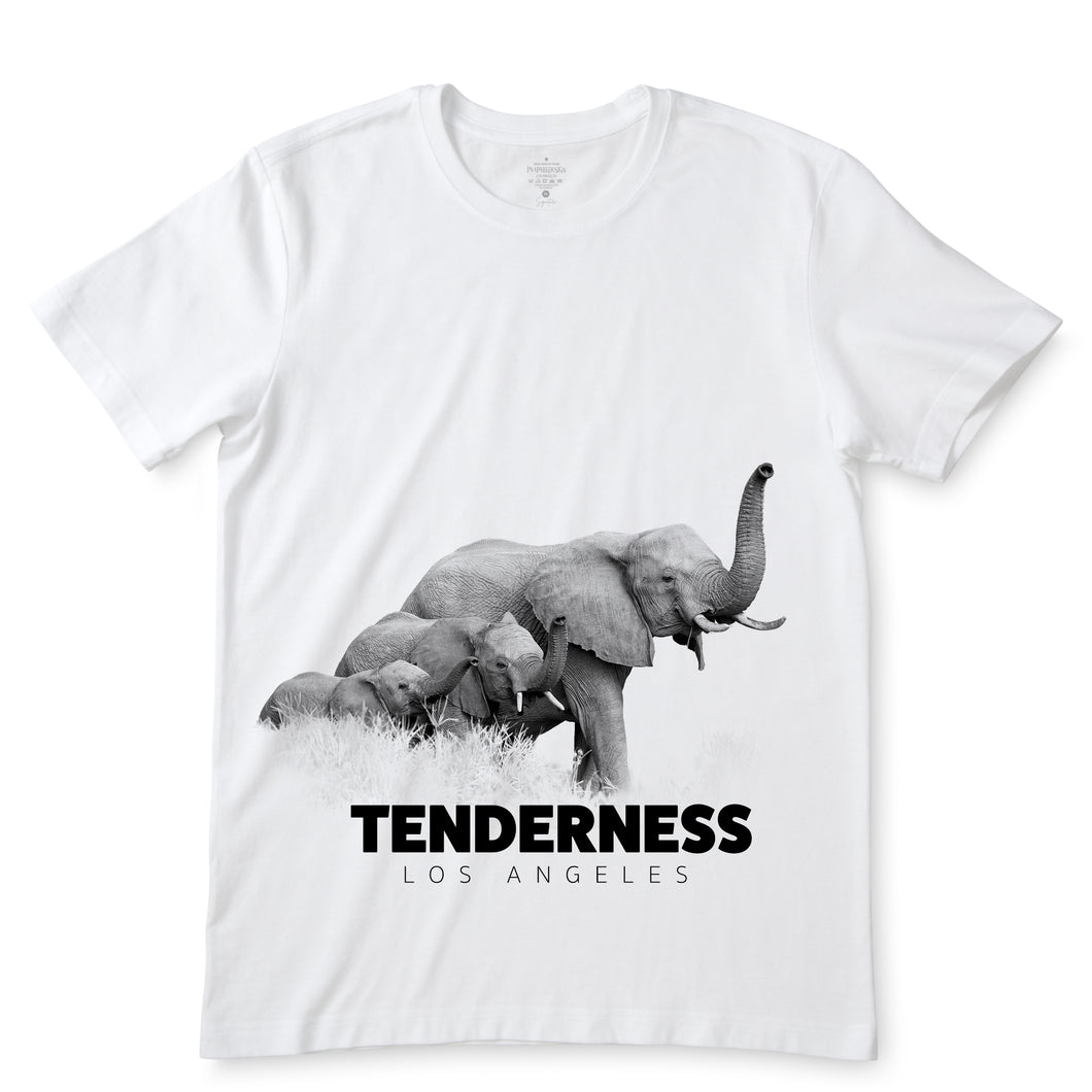 Elephant For Luck White T-Shirts