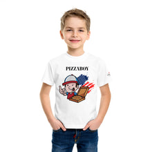 Load image into Gallery viewer, Pizza Boy White T-Shirts