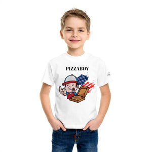 Pizza Boy White T-Shirts