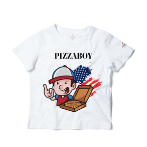 Pizza Boy White T-Shirts