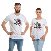 Load image into Gallery viewer, Elegant Rose White T-Shirts