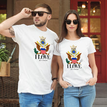 Load image into Gallery viewer, I Love America White T-Shirts