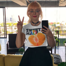 Load image into Gallery viewer, Sweet Half White T-Shirts