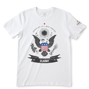US ARMY White T-Shirts