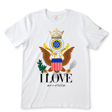 Load image into Gallery viewer, I Love America White T-Shirts