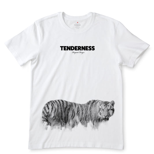 Tiger  White T-Shirts